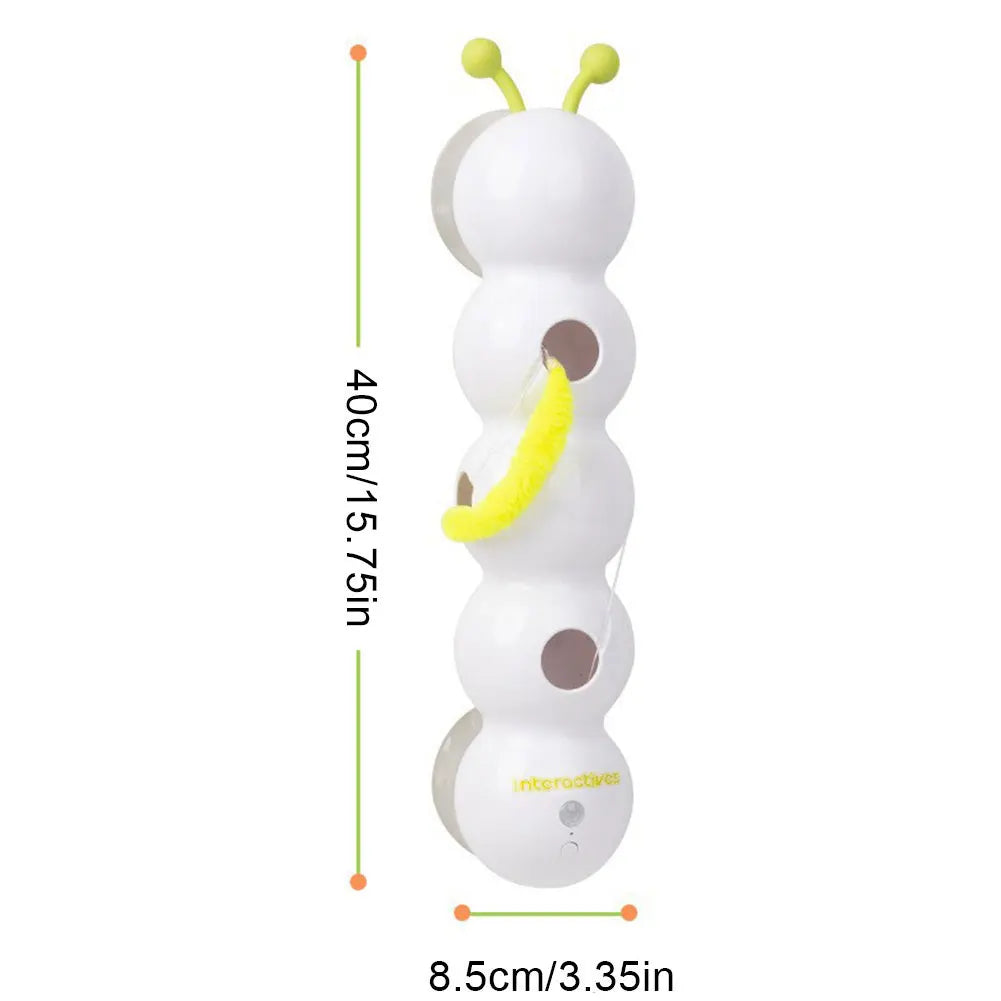 Wiggly Caterpillar Cat Toy – Automatic Motion for Endless Play!