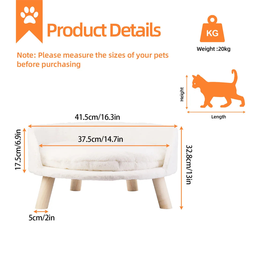 NordicPaws Elevated Bed: Style, Comfort & Waterproof Ease