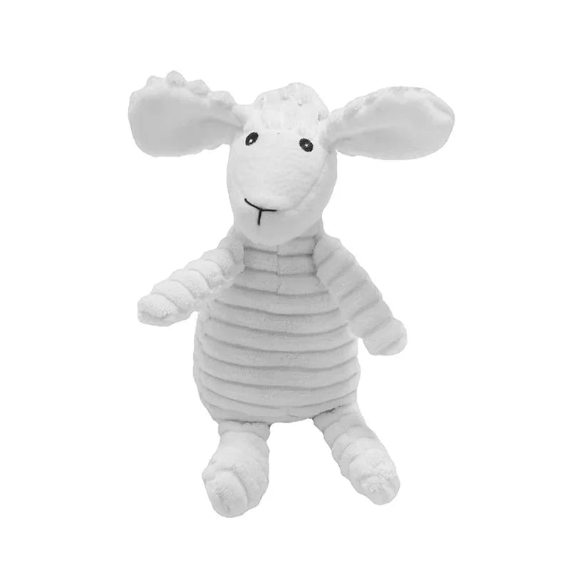 Donkey Shape Squeaky Plush Chew Toy for Dogs and Puppies