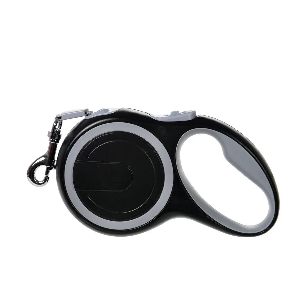 Premium 3M Retractable Double Dog Leash – Reflective, No-Tangle 360° Swivel Pet Lead with LED Light