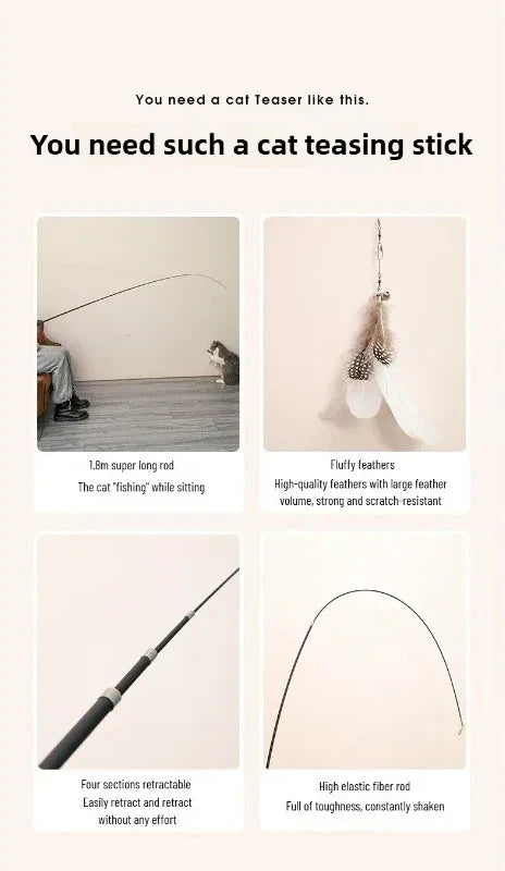 FLEXIPLAY™ CAT TEASER WAND