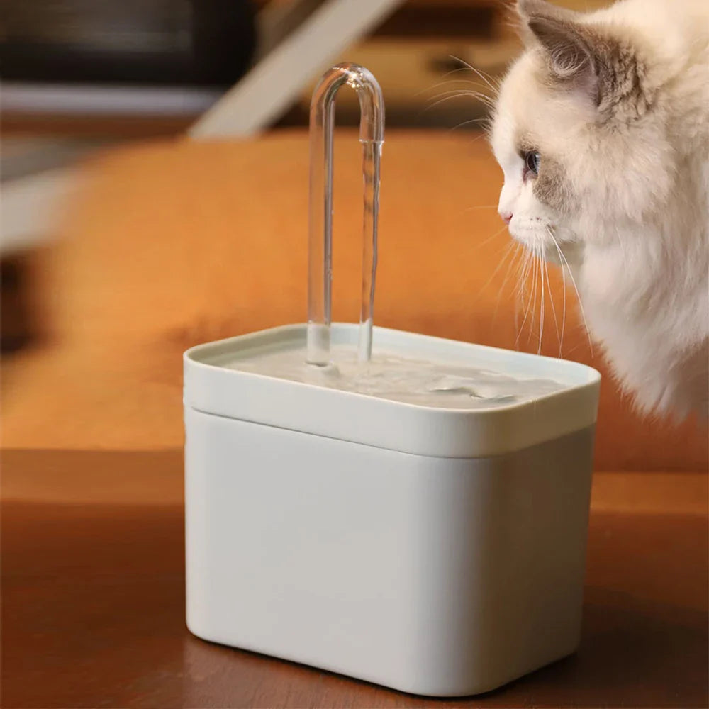 EURO VIBE Cat Water Fountain – Automatic Fresh Water Dispenser UK