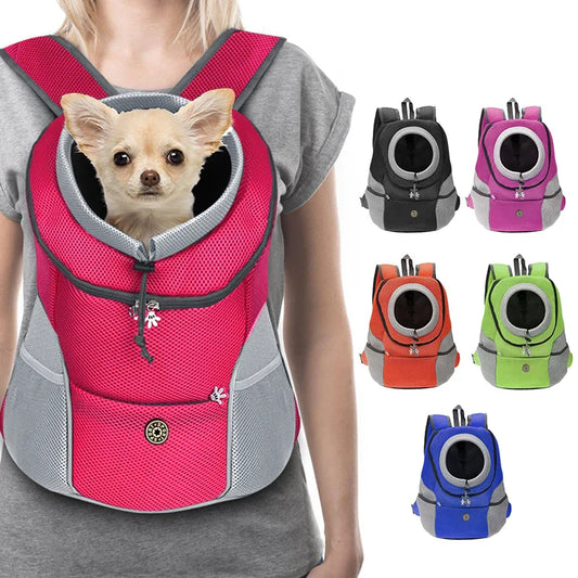Double-Shoulder Dog Carrier Backpack