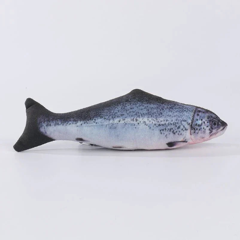 Hot sale of cat-teasing toys simulation fish tear-teasing cat chew plush toys fish cat supplies Pet supplies