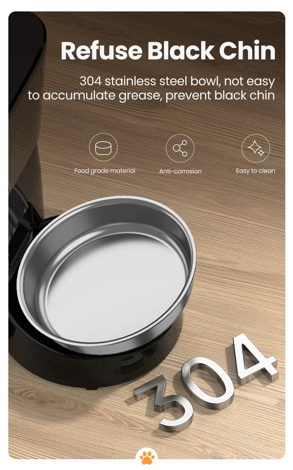 ROJECO Automatic Cat Feeder with Programmable Timer - Smart Dry Food Dispenser for Cats or Small Dogs