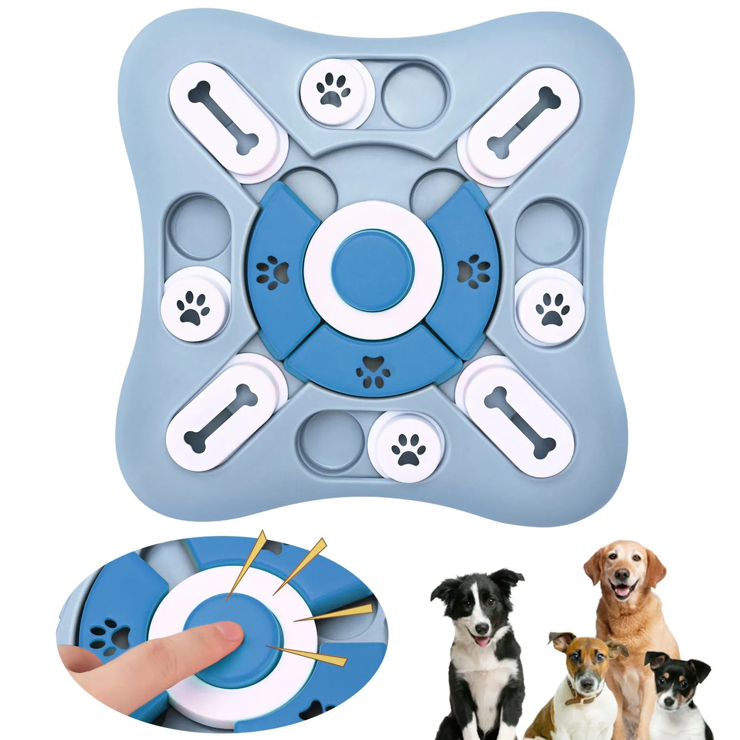 Treat-Dispensing Dog Game – Mental Stimulation & Fun!