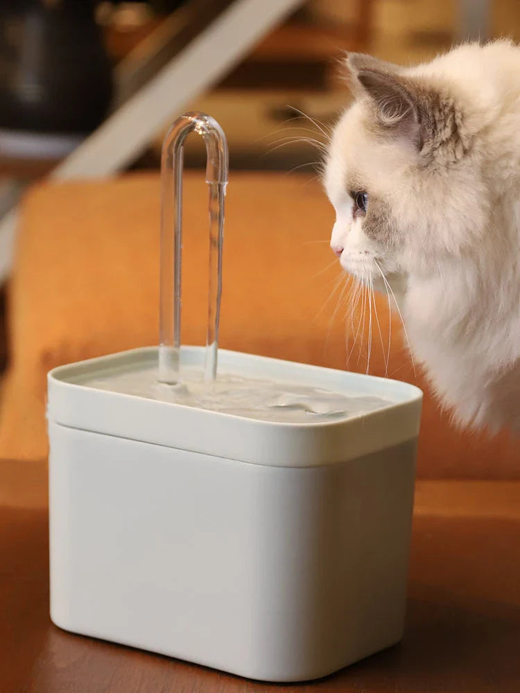 EURO VIBE Cat Water Fountain – Automatic Fresh Water Dispenser UK