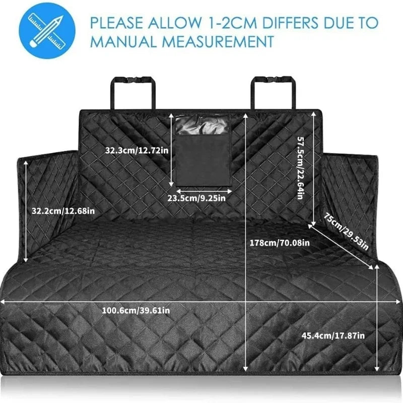 Wear-Resistant Waterproof Dog Car Seat Cover for SUV Easy Install